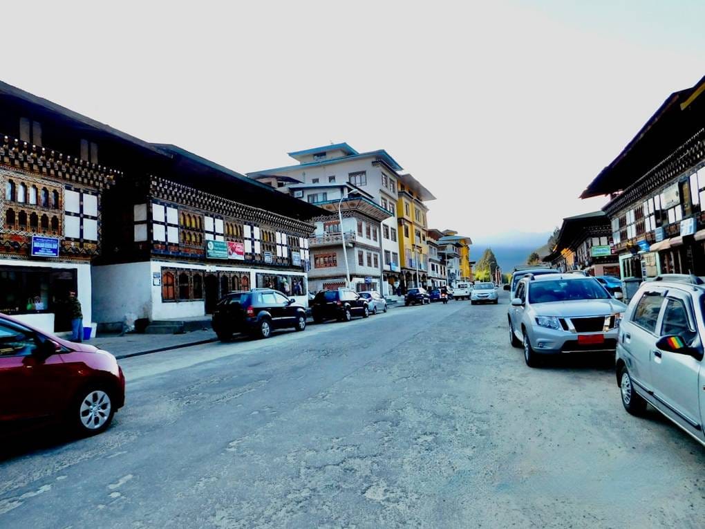 Bután city view